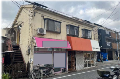 Osaka Metro四つ橋線岸里駅の一棟売りアパート